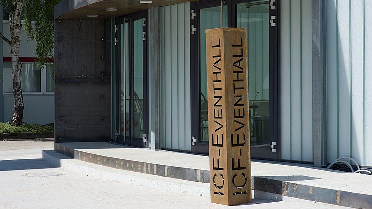 Eventgebäude Aufsteller Skulptur 
